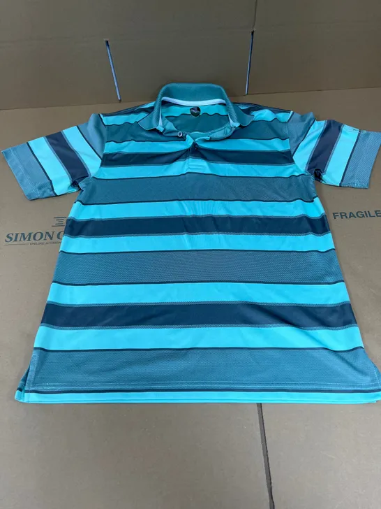 PGA TOUR PRO SERIES GOLF POLO IN MINT GREEN SIZE SMALL