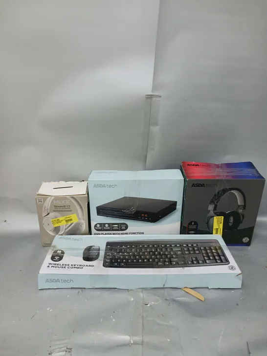 APPROXIMATELY 30ASSORTED ELECTRICAL ITEMS TO INCLUDE KEYBOARDS , GAMING SPEAKERS HEADPHONES, ETC - COLLECTION ONLY