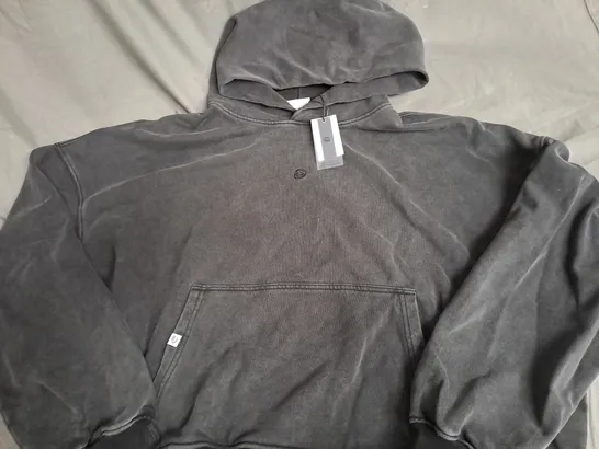 DRMERS CLUB POCKET HOODIE, WASHED BLACK - SIZE L 