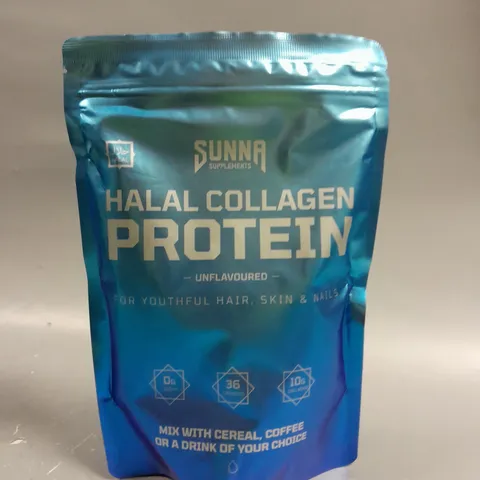 SEALED SUNNA HALAL COLLAGEN PROTEIN - UNFLAVOURED - 250G