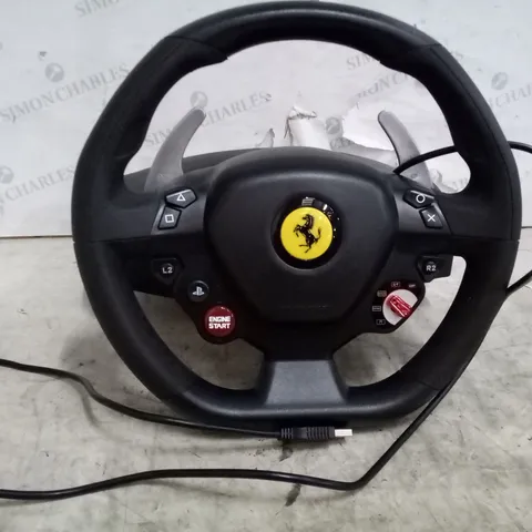 BOXED THRUSTMASTER T80 FERRARI 488 GTB RACING WHEEL CONTROLLER 