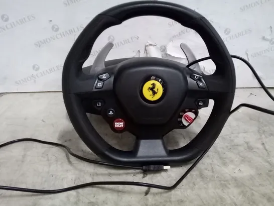 BOXED THRUSTMASTER T80 FERRARI 488 GTB RACING WHEEL CONTROLLER 