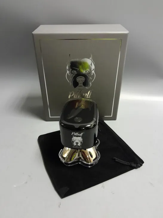 BOXED PITBULL SKULL SHAVE GOLD PRO