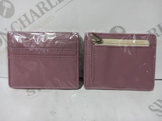 BOXED UNBRANDED SET OF 2 SMALL WALLETS IN PINK