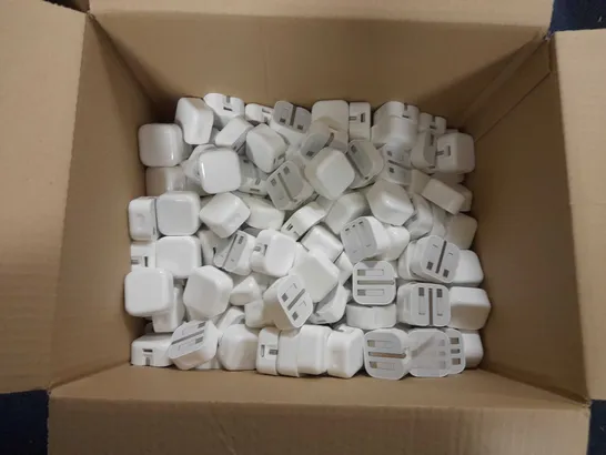 BOX OF USB APPLE FOLDING PLUG 5W (APPROX 150)