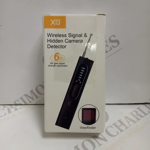 BOXED X13 WIRELESS SIGNAL & HIDDEN CAMERA DETECTOR 