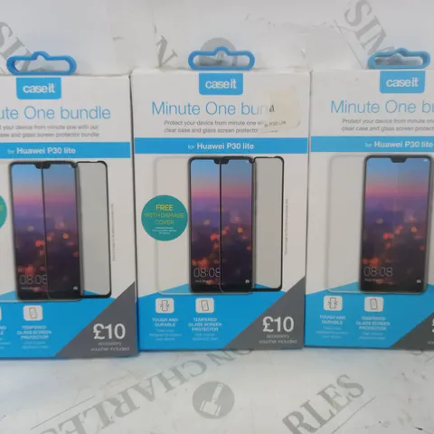 BOX OF APPROX 60CASE IT MINUTE ONE BUNDLE FOR HUAWEI P30 LITE