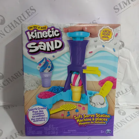 BOXED KINETIC SAND SOFT SERVE STATION