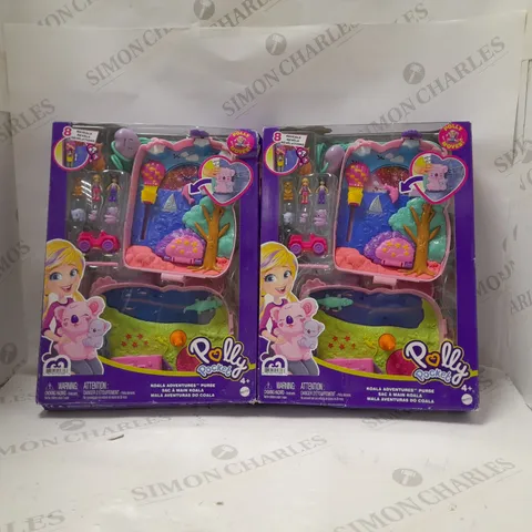 BOX OF 2 POLLY POCKET KOALA ADVENTURES PURSE