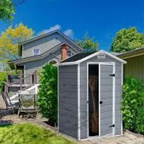 BOXED KETER MAINTENANCE FREE SHED 4X3M