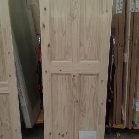 4 PANEL KNOTTY PINE PANEL INTERNAL DOOR 2040×726MM