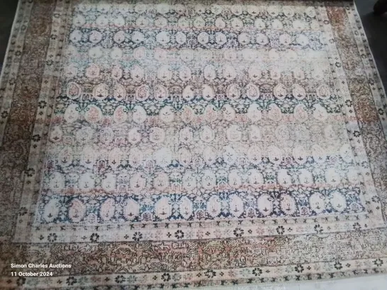 BRAND NEW SURYA MULTICOLOURED 200X275CM AREA RUG