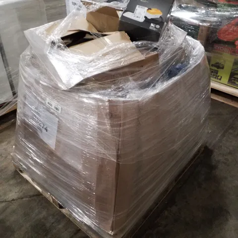 PALLET OF APPROXIMATELY ASSORTED HOUSEHOLD & ELECTRICITY PRODUCTS INCLUDING 