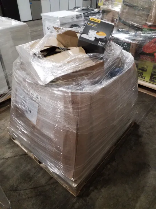 PALLET OF APPROXIMATELY ASSORTED HOUSEHOLD & ELECTRICITY PRODUCTS INCLUDING 