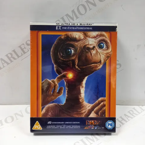 SEALED E.T 40TH ANNIVERSARY LIMITED EDITION BLU-RAY 