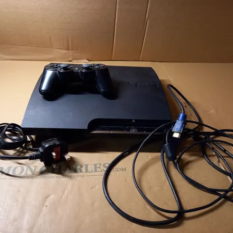 PLAYSTATION 3 WITH CONTROLLER AND 8 GAMES