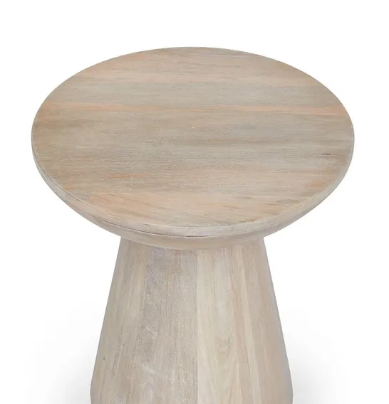 DRUM SIDE TABLE - NATURAL