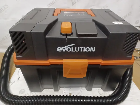 EVOLUTION POWER TOOLS 086-0001 R15VAC LIGHTWEIGHT WET & DRY VACUUM CLEANER