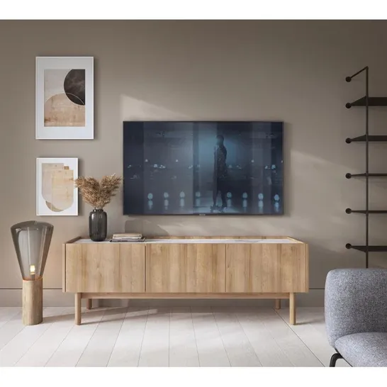 BOXED BOHO TV CABINET 144CM