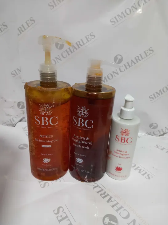 SBC ARNICA & SANDALWOOD FACE & BODY WASH, GEL & CREAMS