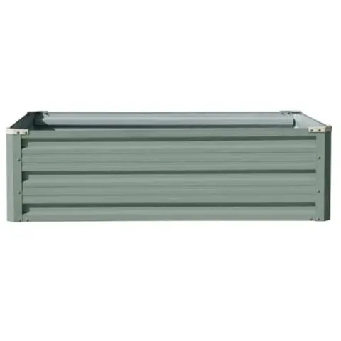 BOXED METAL RAISED GARDEN BED 120×90CM