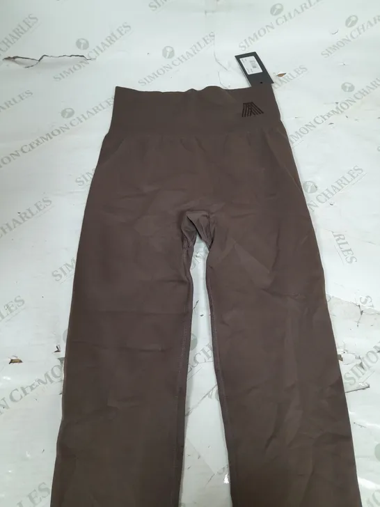 4th ARQ BROWN STRECH LEGGINGS - LARGE