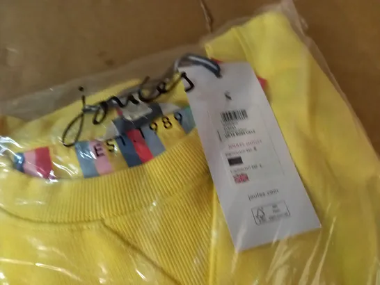 BAGGED JOULES MONIQUE YELLOW GOLD JUMPER - UK 16