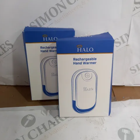 LOT OF 2 HALO RECHARGEABLE HAND WARMER 