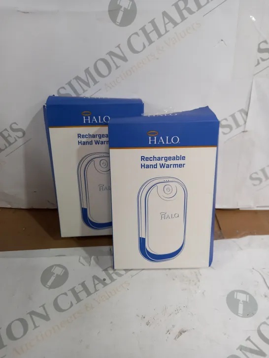 LOT OF 2 HALO RECHARGEABLE HAND WARMER 