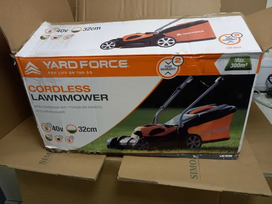 YARDFORCE 40V CORDLESS LAWNMOWER