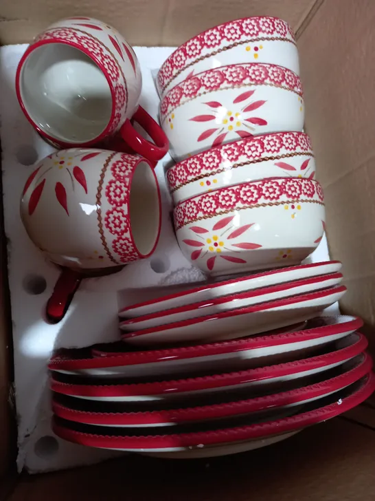 TEMP-TATIONS CERAMIC DINNERWARE SET