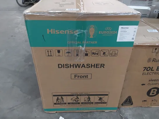 BOXED HISENSE HV642E90UK FULLY INTEGRATED STANDARD DISHWASHER - STAINLESS STEEL CONTROL PANEL