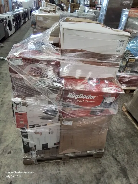 PALLET OF APPROXIMATELY 14 UNPROCESSED RAW RETURN HOUSEHOLD AND ELECTRICAL GOODS TO INCLUDE;