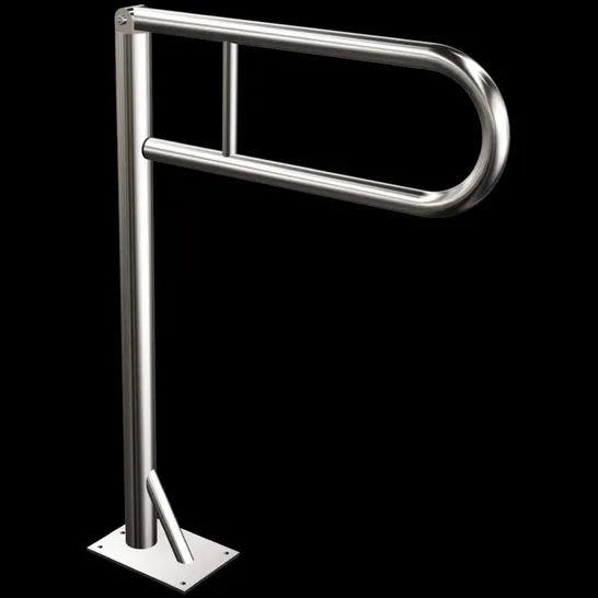 BOXED BELFRY BEAUFORT FLOOR FIXED TILT GRAB BAR