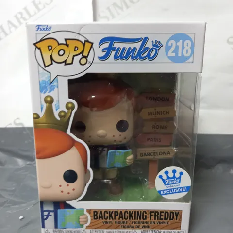 FUNKO POP VINYL - FREDDY #218 BACKPACKING FREDDY