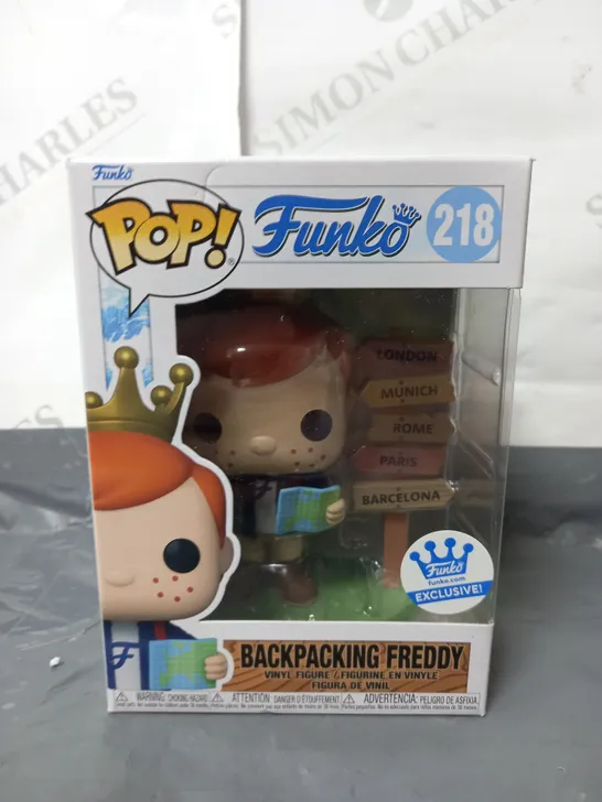 FUNKO POP VINYL - FREDDY #218 BACKPACKING FREDDY