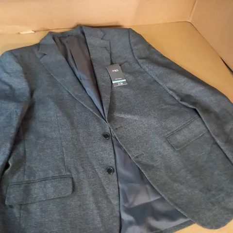 M&S REGULAR FIT GREY SUIT JACKET - 44" REG