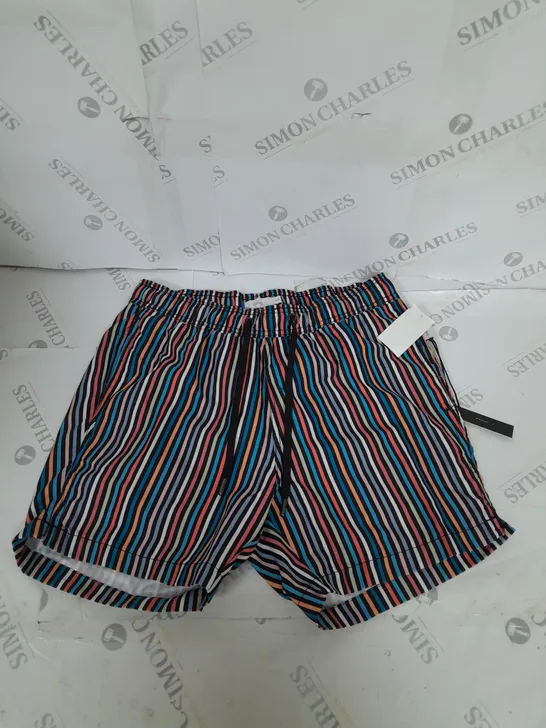 ONIA MENS MICRO STRIPE SHORTS SIZE S