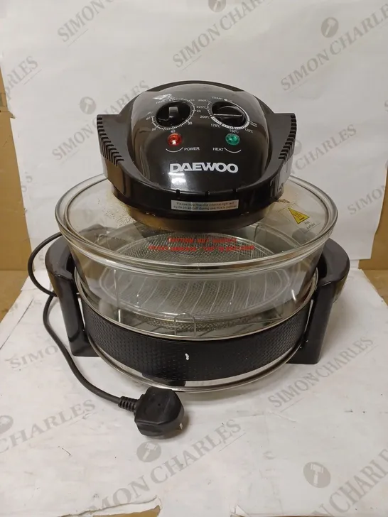 DAEWOO DELUXE 17L 1300W HALOGEN AIR FRYER 