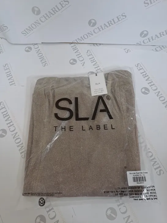 SLA THE LABLE BRONZE CAMILLE DRESS SIZE XL