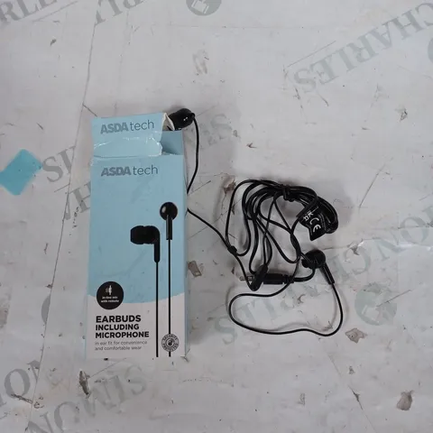 ASDA TECH EARBUDS INCLUDING MICROPHONE