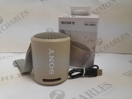 SONY WIRELESS SPEAKER SRS-XB13 RRP £54