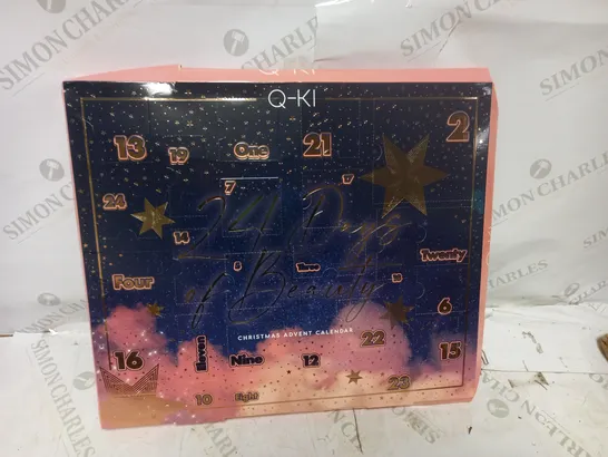 Q-KI 24 DAYS OF BEAUTY ADVENT CALENDAR RRP £19.99