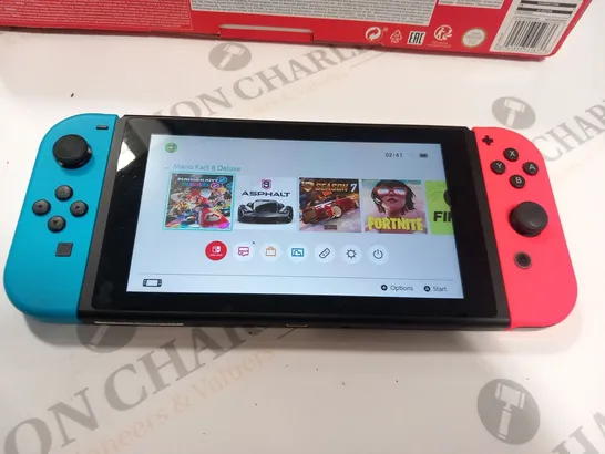 BOXED NINTENDO SWITCH HANDHELD GAMES CONSOLE