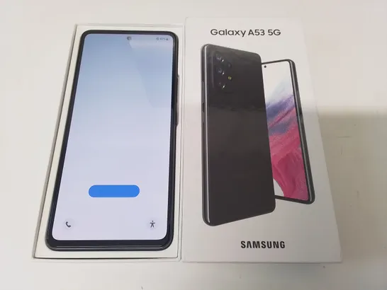 BOXED GALAXY A53 5G 128GB MOBILE PHONE