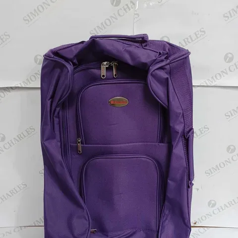 HUMLIN PURLE HAND LUGGAGE CASE WITH WHEELS