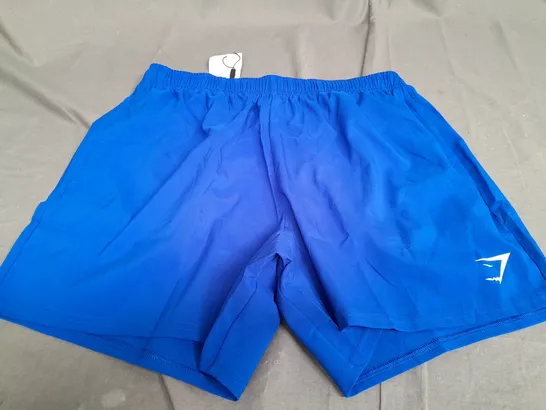 GYMSHARK ARRIVAL 5 INCH SHORTS SPORTS BLUE - LARGE