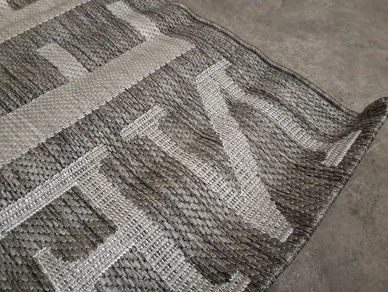 BRAND NEW PACO COUNTRY RUG IN GREY - 160X220CM