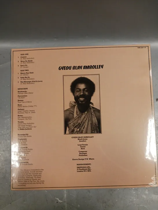 SEALED GYDU BLAY AMBOLLEY CONTROL 30 YEARS VINYL 