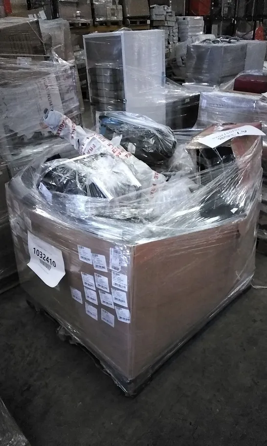 PALLET OF APPROXIMATELY 27 UNPROCESSED RAW RETURN HOUSEHOLD AND ELECTRICAL GOODS TO INCLUDE;